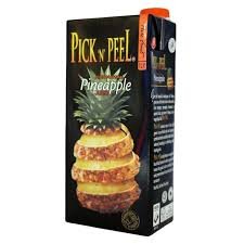 pick n peel pure fruit juice tetra pineapple 12x1l