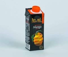 pick n peel pure fruit juice tetra mango 12x250ml
